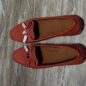 COPY - Nwot Coach driving shoes in orange size 8